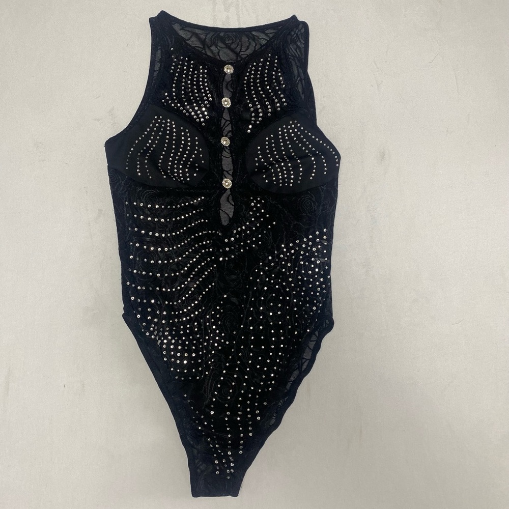 POSTER GIRL INSPIRED BLACK BODYSUIT